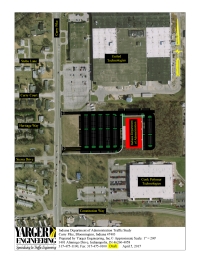 Indiana Department of Administration Traffic Study, Curry Pike, Bloomington, Indiana